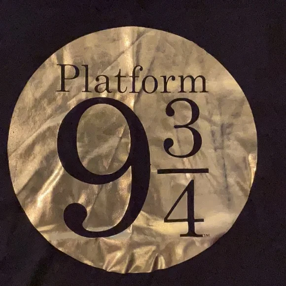 Black and Gold Harry Potter Tee - Picture 3 of 3